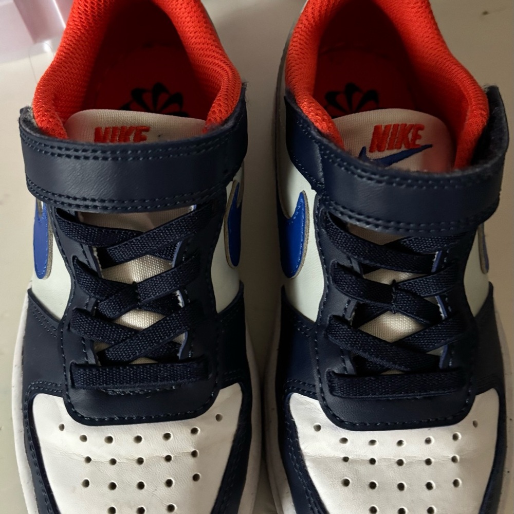 Nike Kids' Navy, orange and White Sneakers